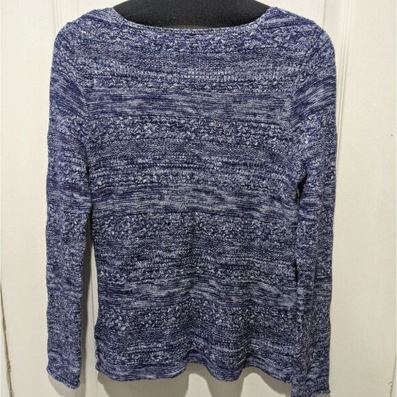 JOIE | Feria Blue Spacedye linen blend sweater - Picture 5 of 8